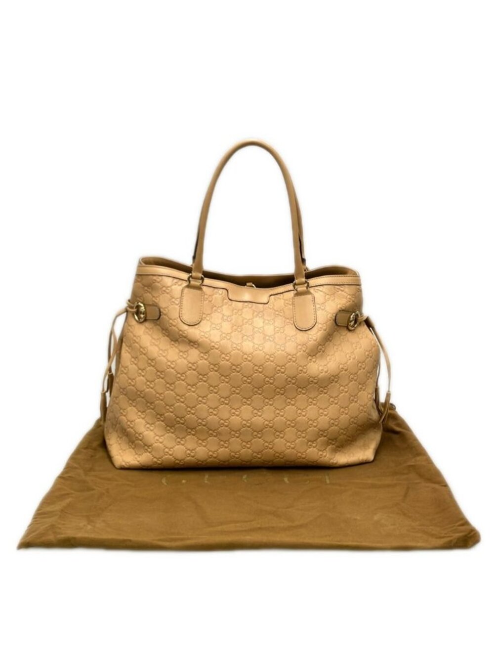 Gucci Tote Bag Guccissima Beige - Picture 10 of 10
